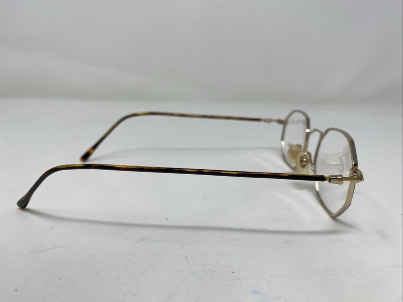 Moda Italia 108 Col.96 45-19-140 Black/Gold Metal Full Rim Eyeglasses Frame MR50 gallery