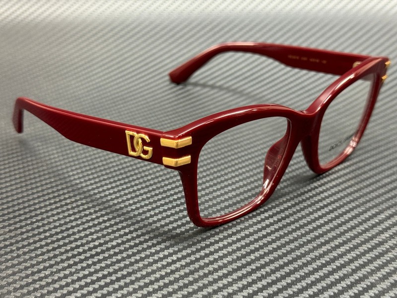 DOLCE & GABBANA DG3419 3091 Bordeaux Women's 54 mm Eyeglasses gallery