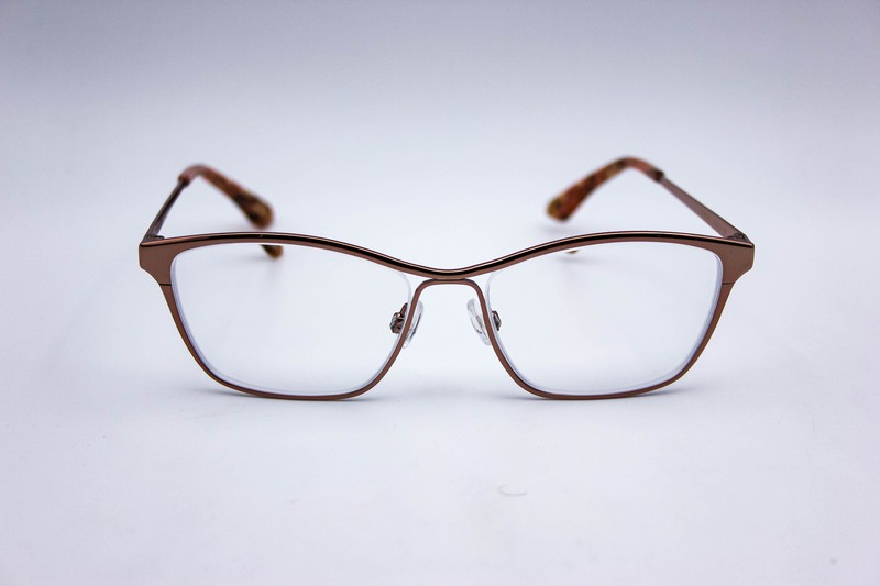 Amelia E Moira Rose Gold Cat Eye Eyeglasses Frames 35-001300 53-16-140