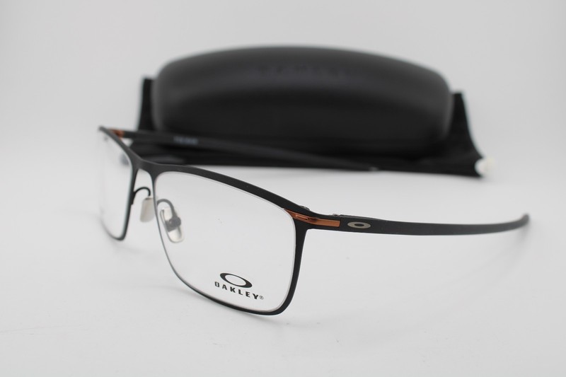NEW OAKLEY TIE BAR OX5138-0157 BLACK AUTHENTIC FRAMES EYEGLASSES 57-16