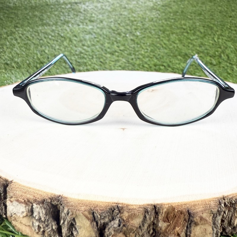 Tommy Hilfiger Eyeglasses Frames TW 10147 47-16-140 Oval Black Blue Italy