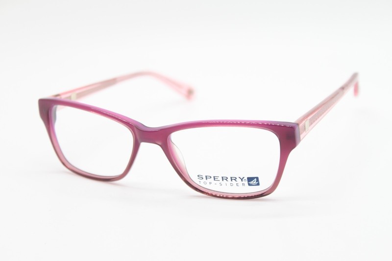 NEW SPERRY CLEARWATER C01 PURPLE FADE AUTHENTIC EYEGLASSES 51-16