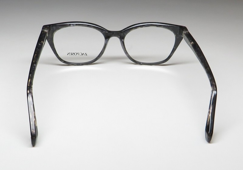NEW ZAC POSEN CEDELLA EYEWEAR PLASTIC FULL-RIM WOMENS 50-17-135 BLACK BK CAT EYE gallery