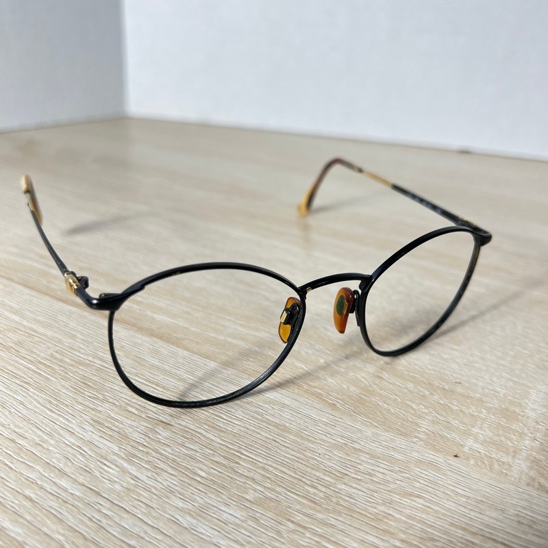 Vintage Giorgio Armani 132 748 Black Frames Only READ DESC 49-21-135