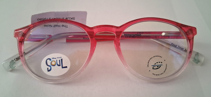 Prive Revaux Soul Disney/Pixar The Half Note Pink Gradient Eyeglasses 49-18-140