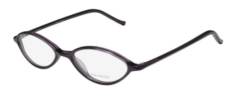 NEW VERA WANG V18 EYEGLASS FRAME PLASTIC DESIGNER WOMENS JAPAN PURPLE FULL-RIM