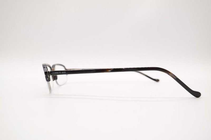 Cerruti 1881 C 6207 A Black Brown Half Rim Glasses Frame New gallery
