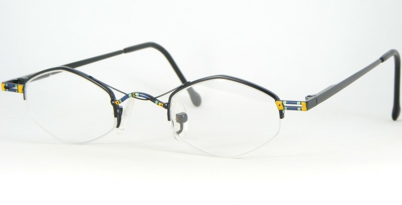LB-line 6526 03 BLACK /MULTICOLOR EYEGLASSES GLASSES METAL FRAME 42-22-138mm