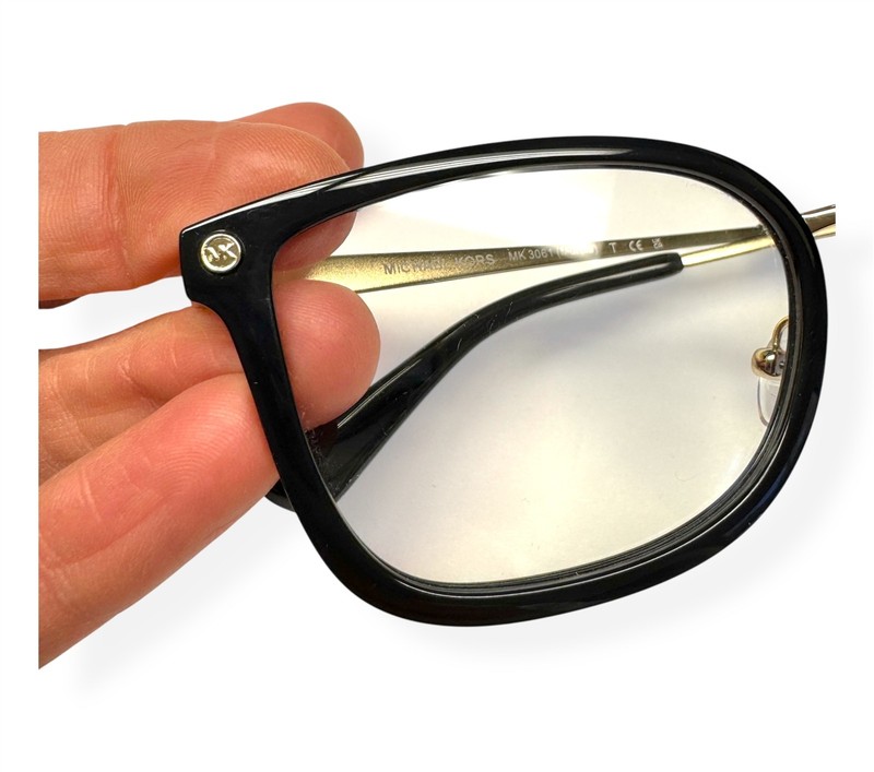 Michael Kors Murcia Eyeglasses Glasses MK3061 1014 Black Pale Gold Display wcase gallery