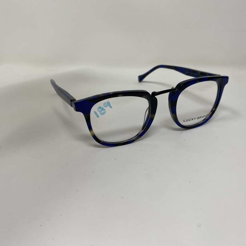 LUCKY BRAND VLBD424 BLUE HAVANA BLACK 49-21-145 FLEX HINGE EYEGLASSES U787 gallery