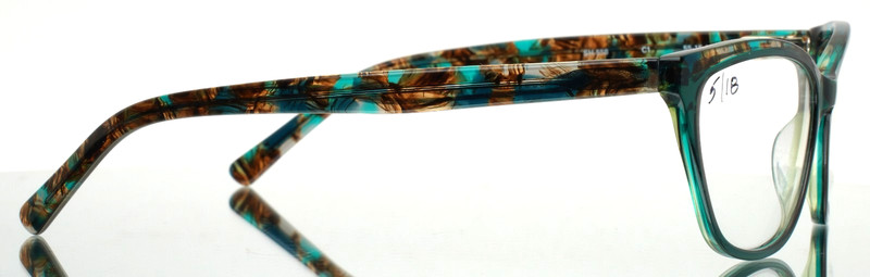 SCOTT HARRIS SH-558 C1 Emerald Womens Semi Cat Eye Eyeglasses 55-15-138 B:37 A gallery