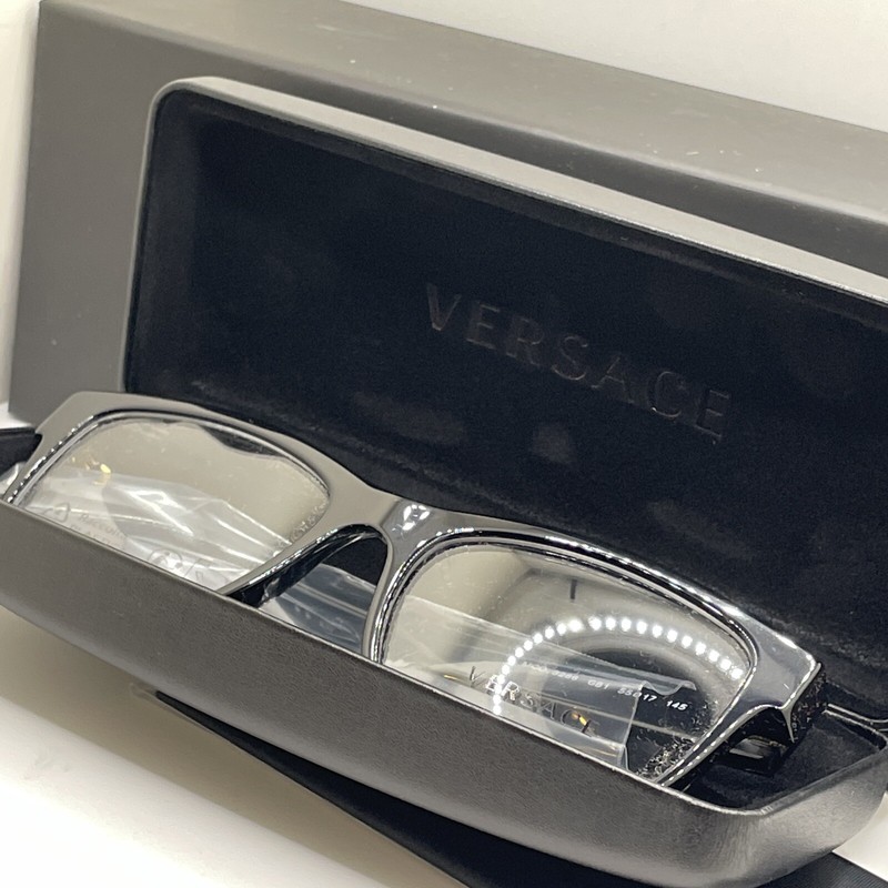 Versace Glasses 0VE3266 Eyeglass Frames GB1 145 55 Black VE3266 GB1 55 Demo lens gallery