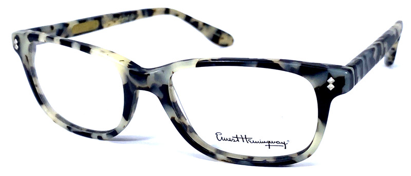 ERNEST HEMINGWAY 4617 NOS Beige Black Tortoise 52-17-140 Eyeglasses Frame