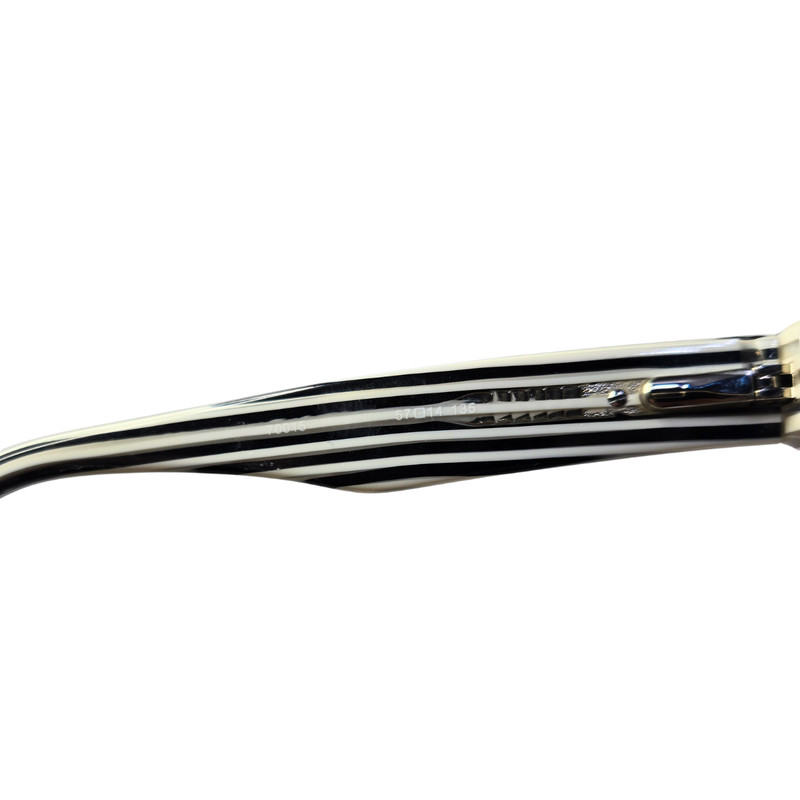 Legends Black White Striped Interior Marilyn Blk Zebra Frame Eyeglasses gallery
