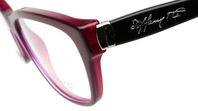 NEW TIFFANY & Co. TF 2114 8173 PEARL PLUM EYEGLASSES FRAME 55-16-140 B34mm Italy gallery