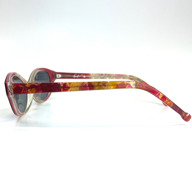 Anne et Valentin YEYE Harmonie 47-17-135 Eyeglass Frames Red Pink Gold France gallery