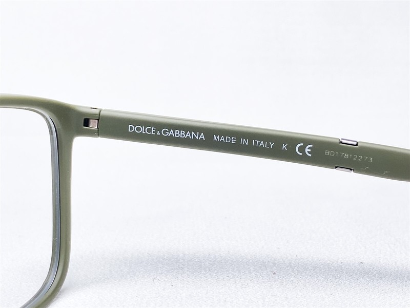 NEW Dolce & Gabbana DG5016 3011 Mens Olive Rubberized Eyeglasses Frames 54/16 gallery
