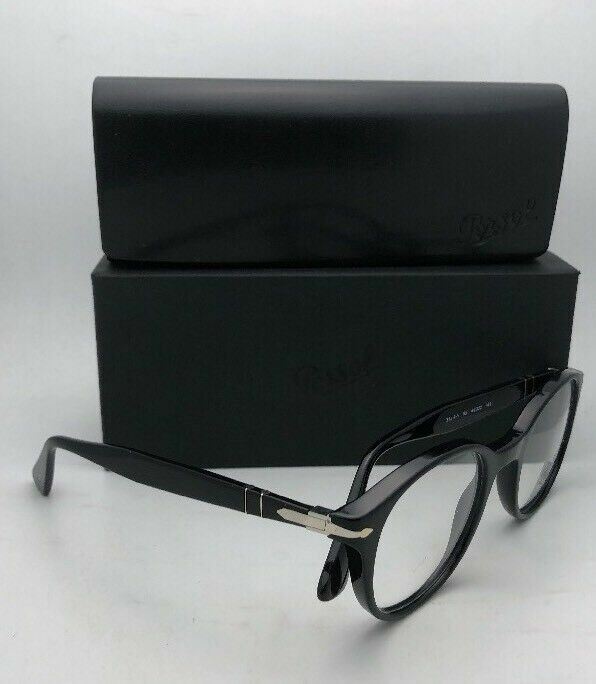 New PERSOL Rx-able Eyeglasses 3144-V 95 49-22 145 Classic Black w/ Spring Hinges gallery