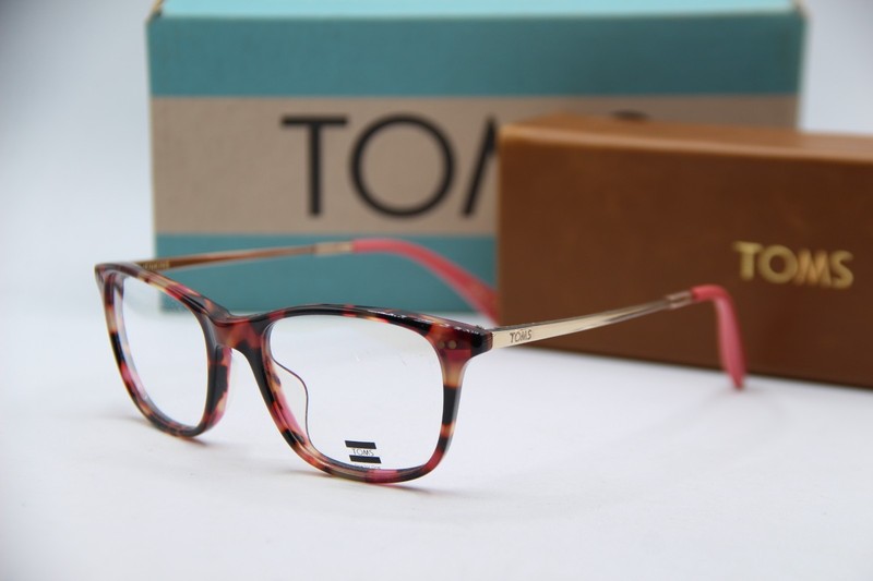 NEW TOMS JENKINS 100128O9 HAVANA PINK GOLD AUTHENTIC FRAMES EYEGLASSES 51-19