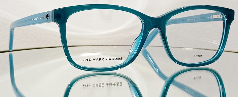 THE MARC JACOBS MARC 558 DCF Eyeglasses GREEN AZURE New Plastic 53-15-140