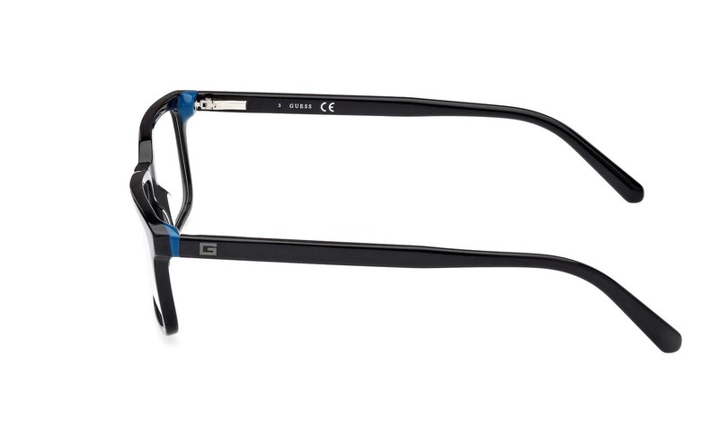 GUESS GU50068 001 Black Plastic Optical Eyeglasses Frame 52-15-145 GU 50068 RX gallery