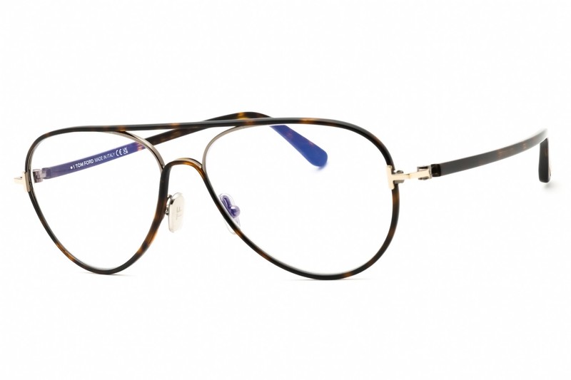 TOM FORD TF5897-052-57 Eyeglasses Frame Size 57mm 15mm 140mm HAVANA Women 88921