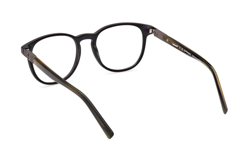 Timberland TB1804 002 Matte Black Plastic Round Eyeglasses Frame 50-18-145 gallery