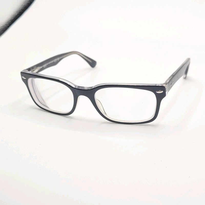 Ray Ban Eyeglasses Frames Black White Crystal RB 5286 51-18-135 Optical Frame