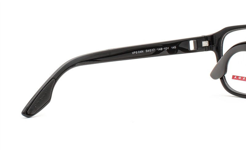 Prada Linea Rossa Eyeglasses VPS 04N 1AB-1O1 Glasses Glossy Black 54mm with Case gallery
