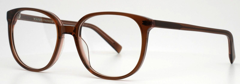 WARBY PARKER Eugene 299 Rosewood Crystal Womens Square Eyeglasses 53-18-140 B:43
