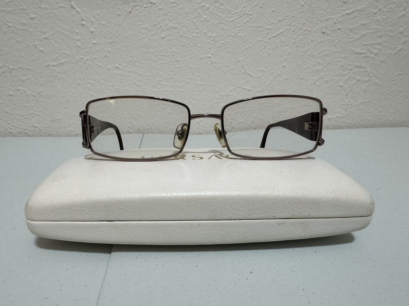 Versace Glasses Lot Of 2 VE 1163-B 1045 And Mod 1163-B 1333 Frames Only Damaged gallery
