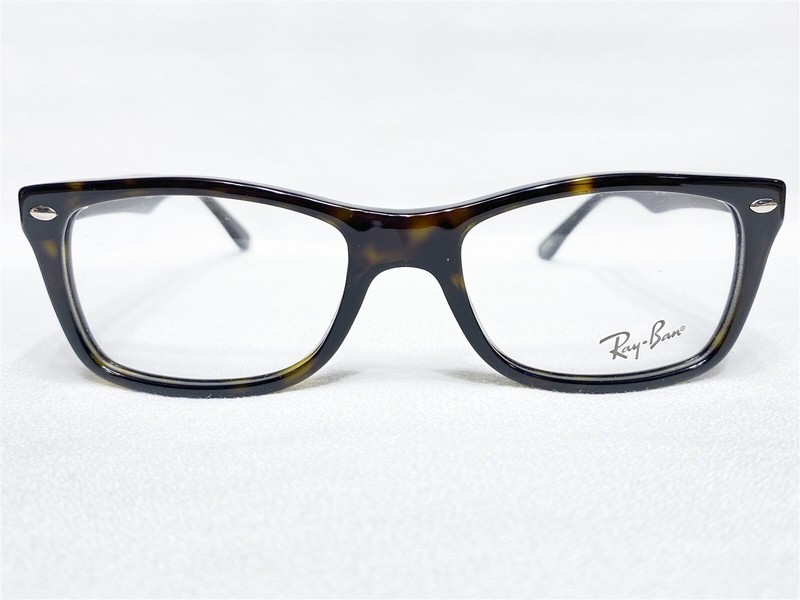NEW Ray Ban RB5228 2012 Womens Havana Rectangle Designer Eyeglasses Frames 50/17