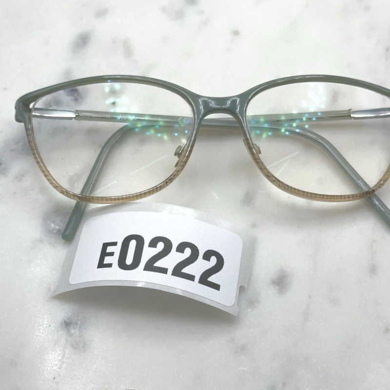 Aura by Airlock 3000 300 Cold Insert Green Fade Eyeglasses Frames Only 53-15-140 gallery