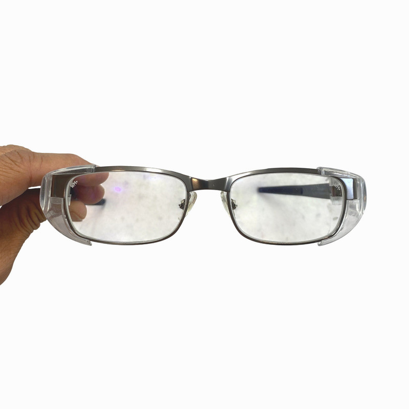 ArtCraft WF441AM Safety Glasses Silver Blue Carbon Fiber Z87-2+ 55-18-142