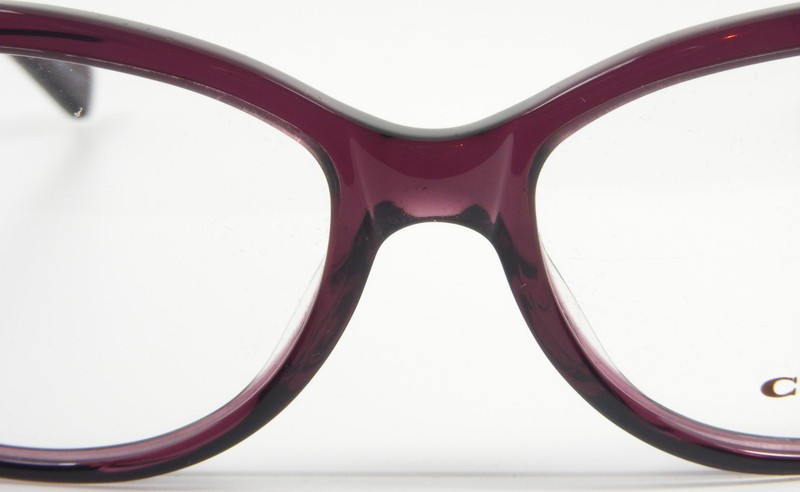 COACH HC 6076 5043 Purple / Gold Acetate Eyeglasses Glasses Frame 53-15-135 New gallery