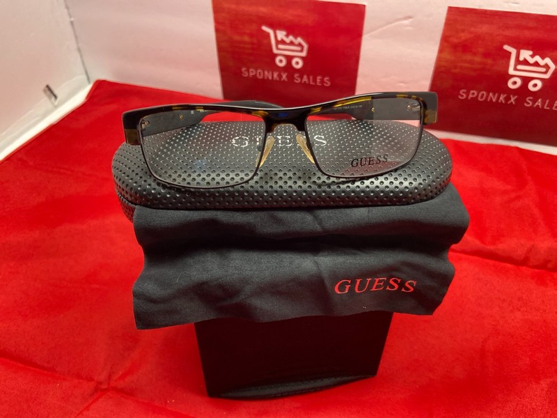GUESS GU 1722 TOBLK MEDIUM 53 16-140 Eyeglasses NEW