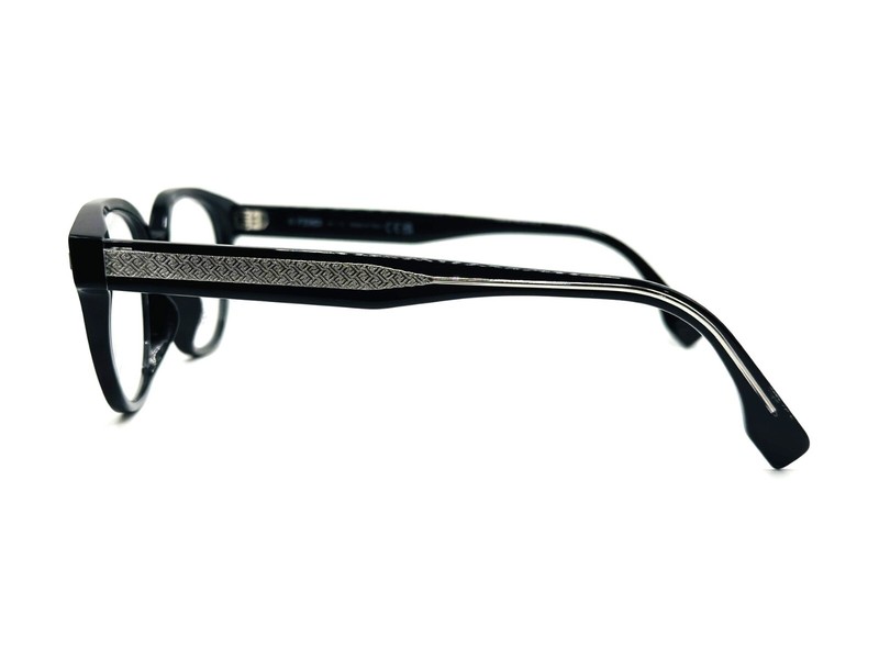 NEW ORIGINAL FENDI FE 50029I 001 Shiny Solid Black Women Eyeglasses 51mm 19 150 gallery
