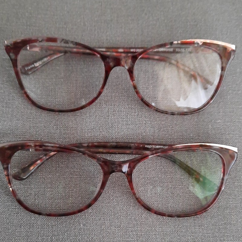 Women’s Red Tortoise Cat Eye Full Rim Plastic Eyeglass Frames 53-16-135 gallery