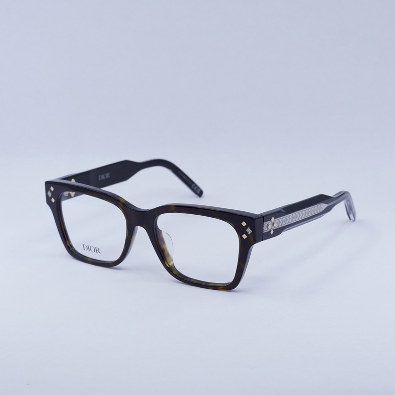 NEW DIOR CD DIAMONDO S1F 2000 Dark Havana 55mm Eyeglasses