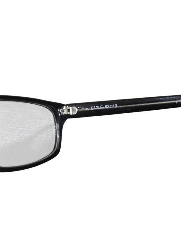 Randolph Eagle Eyeglasses Black And Clear Rectangle 52-19-145 *Frames Only* gallery