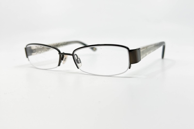 BEBE BASHFUL BB5027 Topaz Eyeglasses Frames Half Rim Glasses 49-16-130