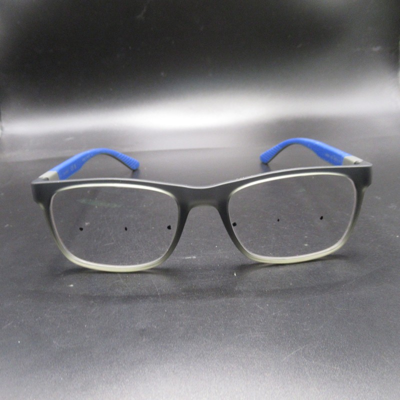 Calvin Klein Eyeglass Frames CK20535 Matte Gray Blue Rectangular 52-18-145