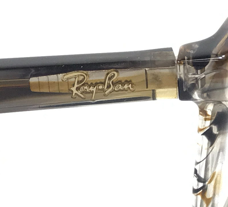 Ray-Ban Eyeglasses Frames RB5369 5751 Striped Brown Square Full Rim 50-18-145 gallery