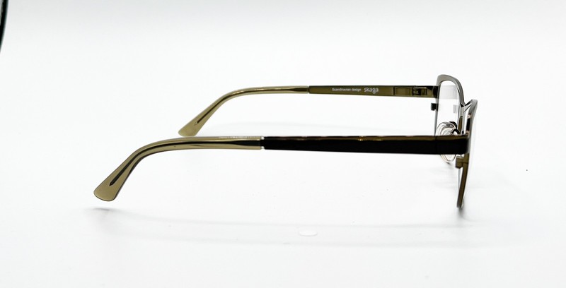 NEW SKAGA 3856 LOVISA 5203 DARK BROWN AUTHENTIC EYEGLASSES 54-17 gallery