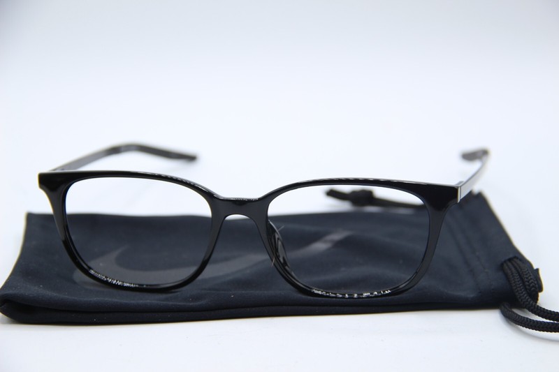 NEW NIKE JUST DO IT 7283 001 BLACK AUTHENTIC DESIGNER EYEGLASSES W/CASE 52-16