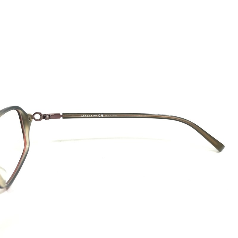 Anne Klein Eyeglasses Frames AK8042 132 Gray Burgundy Red Square 53-16-135 gallery