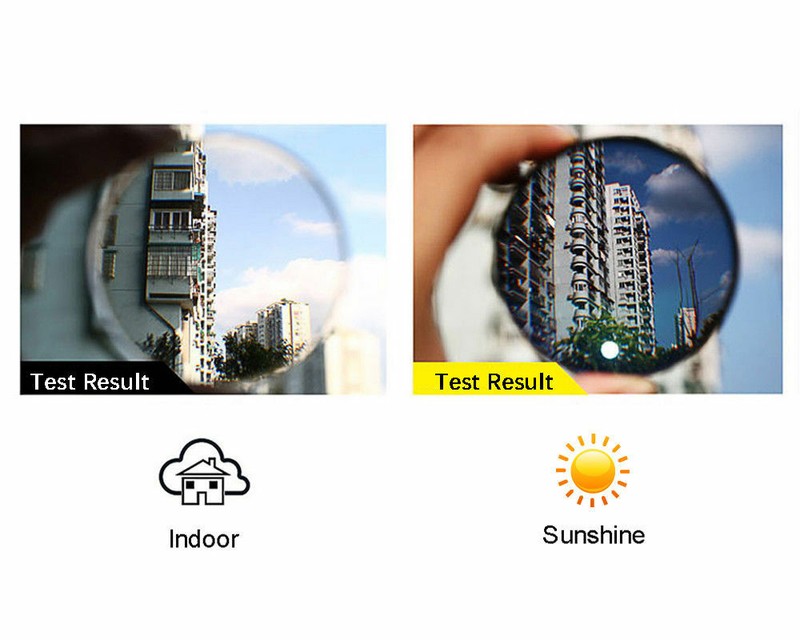Nearsighted Folding Pocket Photochromic Custom Glasses -1.0 -1.25~-6.0 gallery