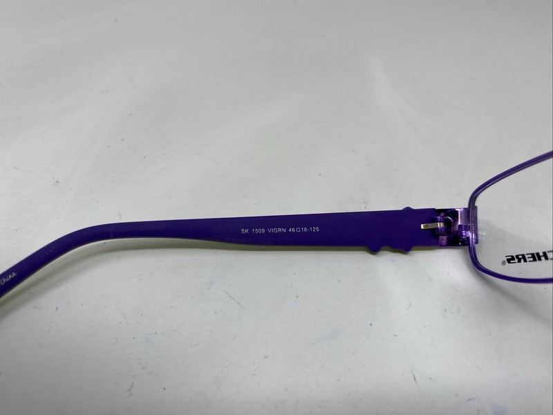 Skechers SK 1509 VIGRN 46-16-125 Violet Green Full Rim Eyeglasses Frame +A42 gallery