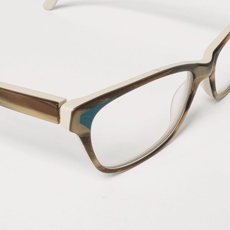 Charmossas Accra Women's Rectangular Glasses in Matte Wood Beige | Size 53mm gallery