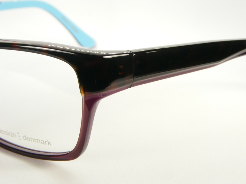 NEW PRODESIGN DENMARK 4663 1 5432 TOP DARK TORTOISE /PLUM EYEGLASSES 55-15-135mm gallery